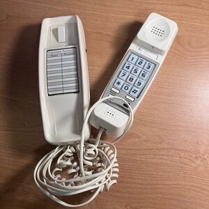 Lenox White Corded Landline Telephone Handset